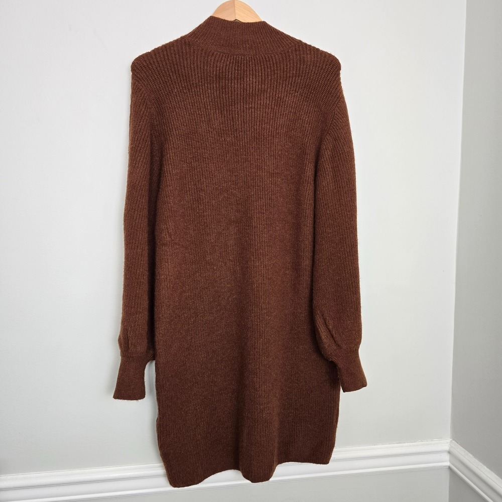 NWT A Loves A Womens Cozy Cabin Cable Knit Sweater Dress Sz XL Fall Quiet Luxury - Picture 12 of 14
